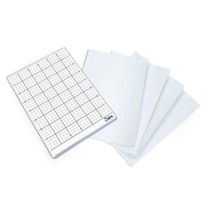 Sizzix - Sticky Grid Sheets 6x8 1/2 Inch, 5 ark