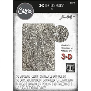 Sizzix - Engraved 3D Texture Fades Embossing Folder