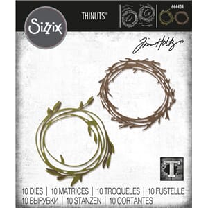 Sizzix - Funky Wreaths Thinlits Die by Tim Holtz
