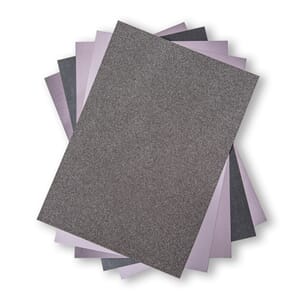 Sizzix - Charcoal Opulent Cardstock Pack, 50/Pkg