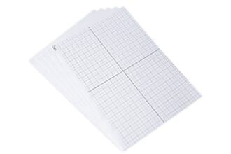 Sizzix - Sticky Grid Sheets 8 1/4x11 5/8 Inch, 5 ark