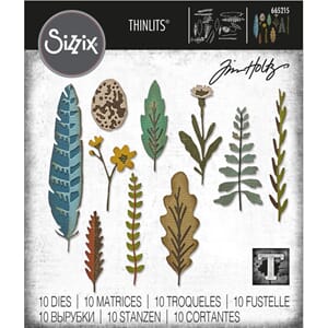 Sizzix: Funky Nature Thinlits Die By Tim Holtz
