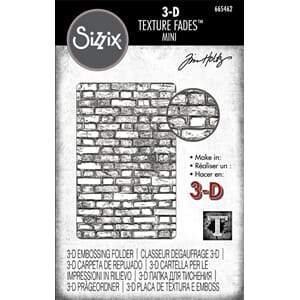 Sizzix - Brickwork 3D Texture Fades Mini by Tim Holtz