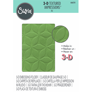 Sizzix - Defined Petals 3D Texture Fades Embossing Folder
