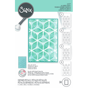 Sizzix - Layered Stencils Defined Petals