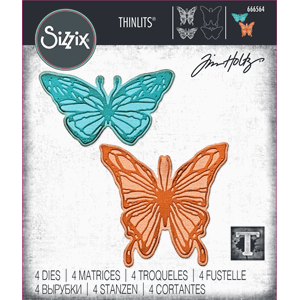 Sizzix - Scribbly Butterfly Thinlits Die by Tim Holtz Vault