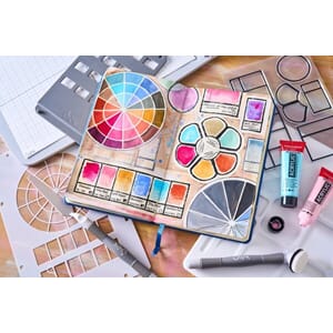 Sizzix - Studio Clear Stamps w/Stencils by Vic Hollins Artis