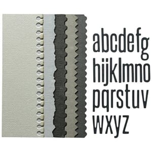 Sizzix - Edges Thinlits Die by Tim Holtz Vault