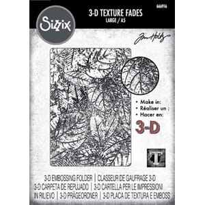 Sizzix - Foliage Large 3-D Embossing Folder by Tim Holtz