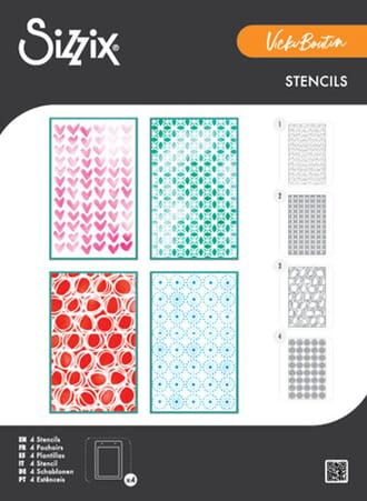 Sizzix - Stencil A5 Buildables Backgrounds #1