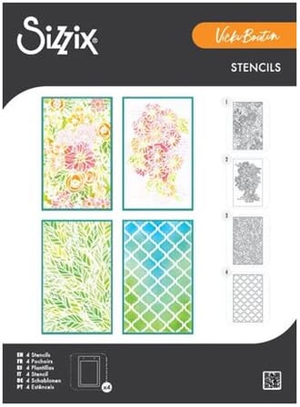 Sizzix - Stencil A5 Buildables Botanicals #1