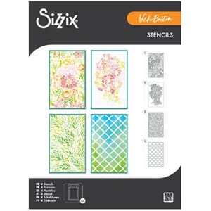 Sizzix - Stencil A5 Buildables Botanicals #1