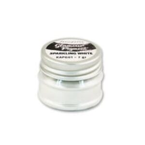 Stamperia: Sparkling White Glamour Pigment Powder, 7 gram