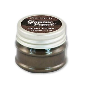 Stamperia: Burnt Umber Glamour Pigment Powder, 7 gram