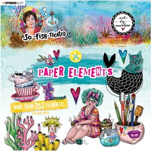 Studio Light: Paper Elements So-Fish-Ticated Die Cut Block