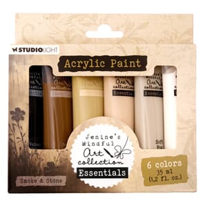 Studio Light - Smoke & Stone Essentials Acrylic Paint