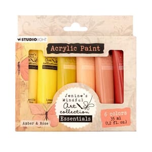 Studio Light - Amber & Rose Essentials Acrylic Paint