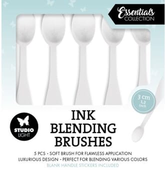 Studio Light - Ink Blending Brushes Soft, str 3cm, 5 stk