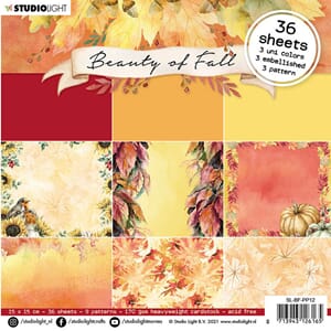 Studio Light - Beauty of Fall Paper pad Pattern paper 12