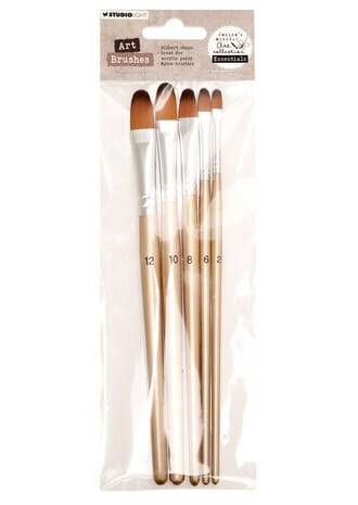 Studio LIght - Art Brushes Filbert Shape, str 2,6,8,10,12