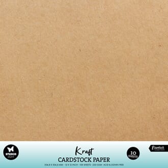 Studio Light - Kraft 12x12 Inch Cardstock Paper
