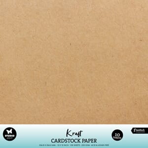 Studio Light - Kraft 12x12 Inch Cardstock Paper