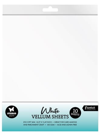 Studio Light - White Vellum Sheets, A4