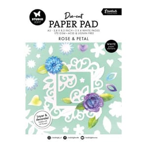 Studio Light - Rose & Petal Die-cut Designer Paper Pad