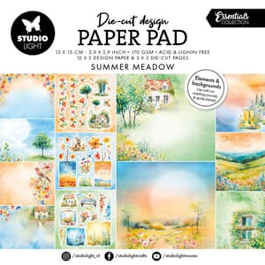 Studio Light - Summer Meadow Die-cut Designer Paper Pad