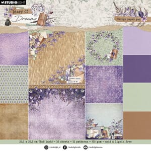 Studio Light - Diary of Dreams 8x8 Inch Design Paper Pad