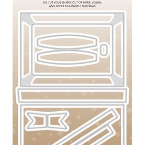 Studio Light - Window Folding Card Christmas Cutting Die