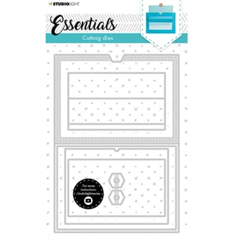 Studio Light Die - Slider cardshape Essentials Dies