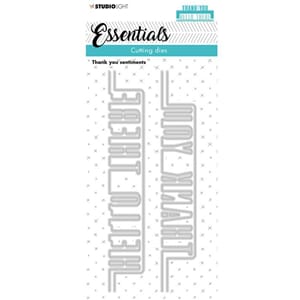 Studio Light Essentials Die - Thank you sentiments
