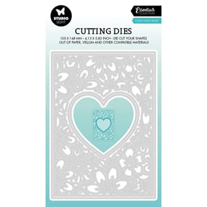 Studio Light - Floral Heart Frame Essentials Cutting Dies