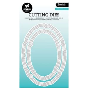 Studio Light - Torn Edge Ovals Essentials Cutting Die