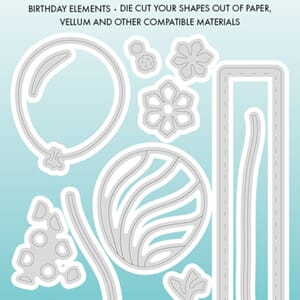 Studio Light - B-Day Balloons Essentials Cutting Die