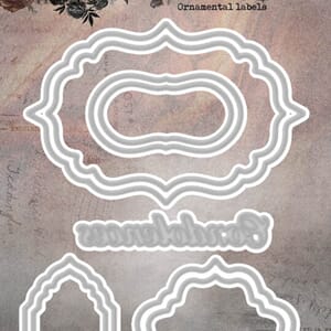 Studio Light - Ornamental LabeCherished Memories Cutting Die