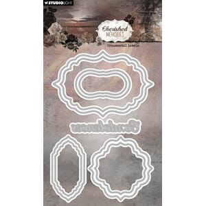 Studio Light - Ornamental LabeCherished Memories Cutting Die