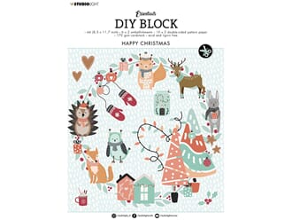 Studio Light - Happy Christmas 12 Essentials DIY BLOCK