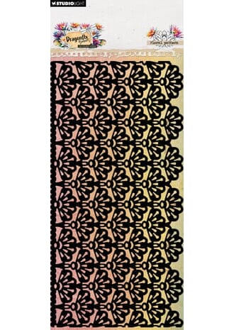 Studio Light - Dragonfly Dreams Mask Floral Pattern