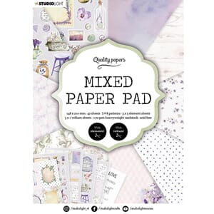 Studio Light: Pattern paper 3 Paper Pad, str A5, 42/Pkg