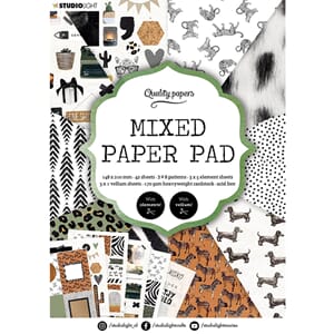 Studio Light: Pattern paper 5 Paper Pad, str A5, 42/Pkg