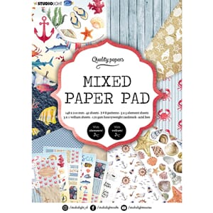 Studio Light: Pattern paper 7 Paper Pad, str A5, 42/Pkg