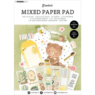 Studio Light: Pattern paper 11 Paper Pad, str A5, 42/Pkg