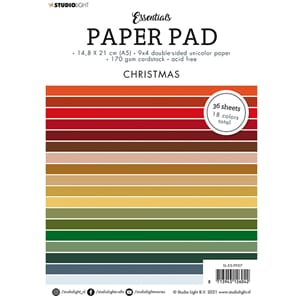 Studio Light - Unicolor Christmas Essentials Paper Pad