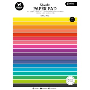 Studio Light - Brights Tones Essentials Unicolor Paper Pad