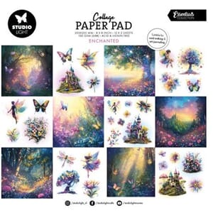 Studio Light - Enchanted 8x8 Inch Collage Paper Pad