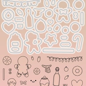 Studio Light - Gingerbread Essentials Stamp & Die