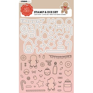 Studio Light - Gingerbread Essentials Stamp & Die