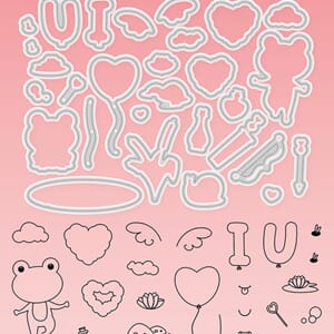 Studio Light - Toadally in Love Sweet Stories Stamp & Die